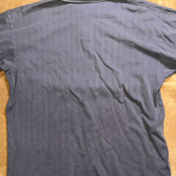 American Khakis by Van Heusen Men LG Gray 'Ruger' Embroidered Golf Polo Top (E) - Picture 7 of 7